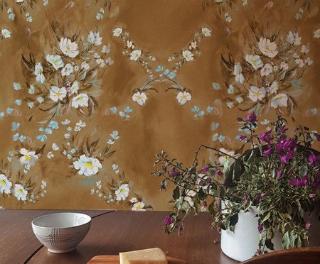 Papel de Parede Florescer Ouro | Westwing