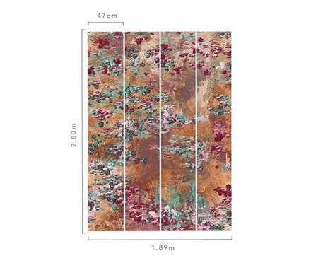 Papel de Parede Reflexo Ouro | Westwing