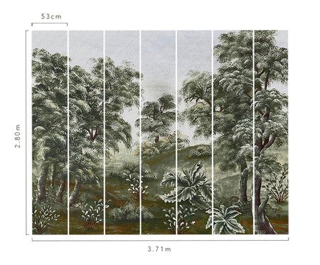 Papel de Parede Caminho do Bosque | Westwing