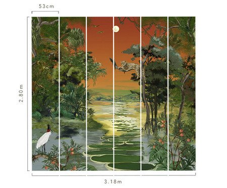 Papel de Parede Amanhecer no Pantanal | Westwing