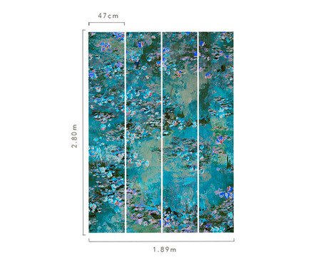 Papel de Parede Reflexo Turquesa | Westwing