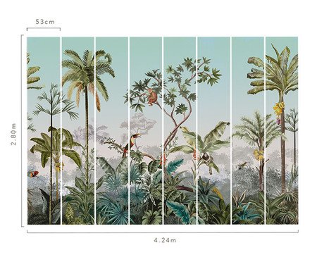 Papel de Parede Tropicália Celadon | Westwing