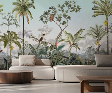 Papel de Parede Tropicália Celadon | Westwing