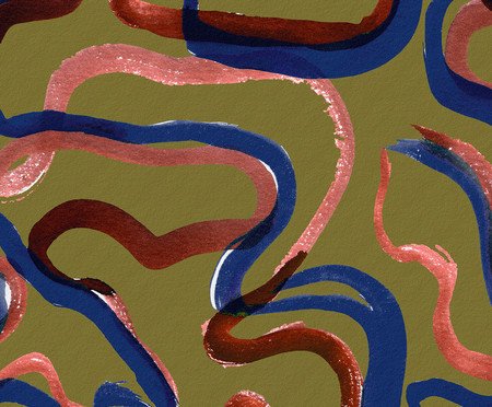 Papel de Parede Gestual Pistache | Westwing