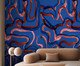 Papel de Parede Gestual Azul, Colorido | WestwingNow