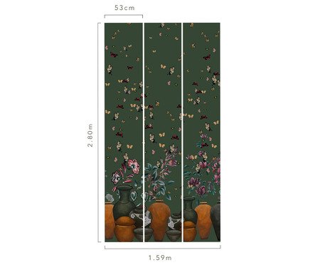 Papel de Parede Jardim Encantado Verde | Westwing