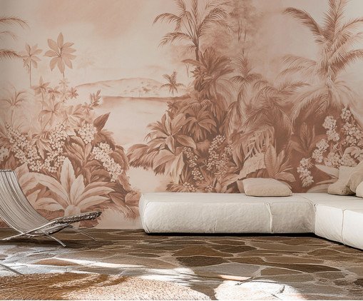 Papel de Parede Jardim dos Sonhos Cacau, Colorido | WestwingNow