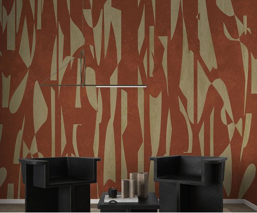 Papel de Parede Recortes Terracota, Colorido | WestwingNow