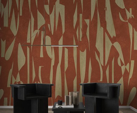 Papel de Parede Recortes Terracota | Westwing