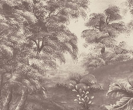 Papel de Parede Caminho do Bosque Preto e Branco | Westwing