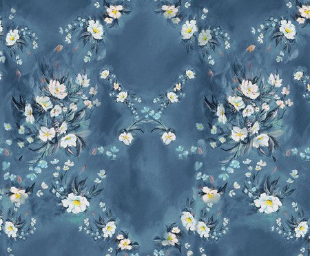 Papel de Parede Florescer Azul | Westwing