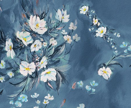 Papel de Parede Florescer Azul | Westwing