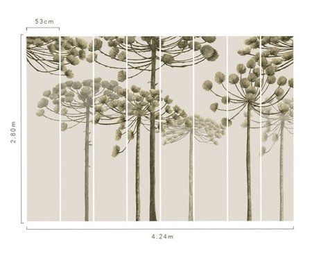Papel de Parede Terra de Muitos Pinheiros V2 | Westwing