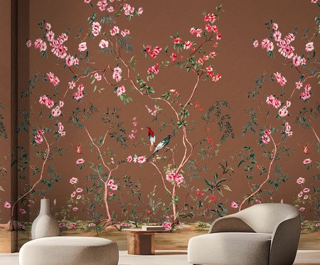 Papel de Parede Jardim Sereno Terra | Westwing