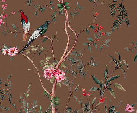 Papel de Parede Jardim Sereno Terra | Westwing