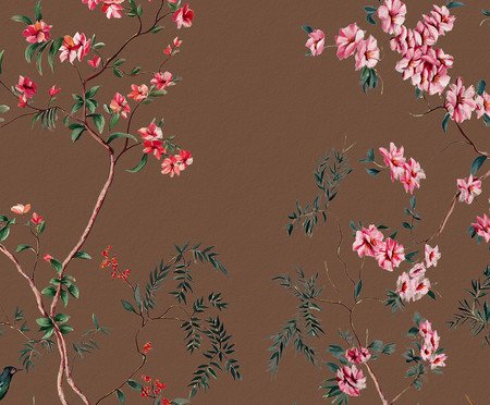 Papel de Parede Jardim Sereno Terra | Westwing