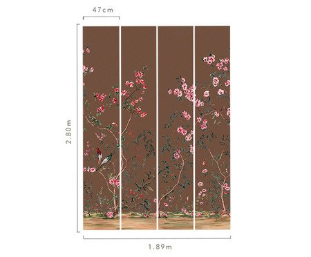 Papel de Parede Jardim Sereno Terra | Westwing
