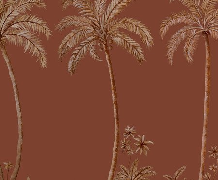 Papel de Parede Ilha do Mel Terracota | Westwing