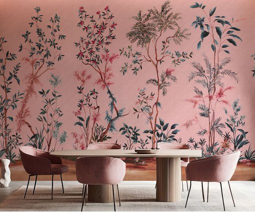 Papel de Parede Bossa Rosa, Colorido | WestwingNow