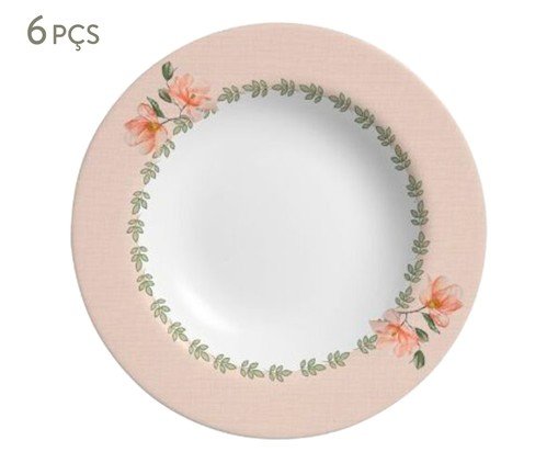 Prato Fundo Magnolia By Aurora, Rosa | WestwingNow