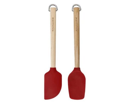 Jogo de Espátulas em Silicone Kitchenaid Vermelho, Vermelho | WestwingNow