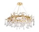 Lustre de Cristal Gota Dourado - Bivolt, Transparente | WestwingNow