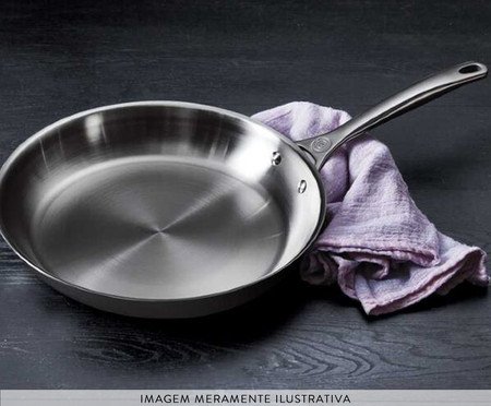 Frigideira Ply Sem Antiaderente Inox - 24cm | Westwing