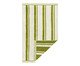 Toalha de Praia com franja Amalfi Verde e Off-White, green | WestwingNow