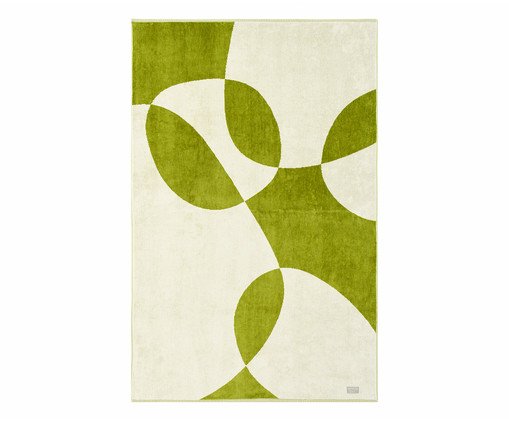 Toalha de Praia Solenne Verde e Off-White, green | WestwingNow