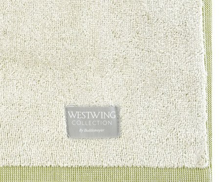 Toalha de Praia Solenne Verde e Off-White | Westwing