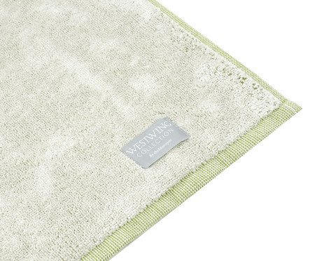Toalha de Praia Solenne Verde e Off-White | Westwing