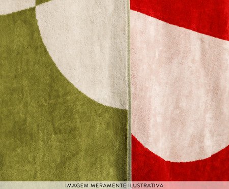 Toalha de Praia Solenne Verde e Off-White | Westwing