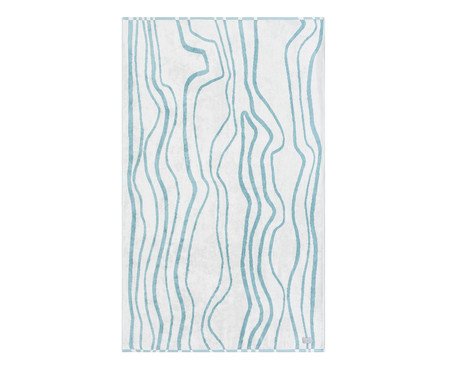 Toalha de Praia Duna Azul e Off-White | Westwing