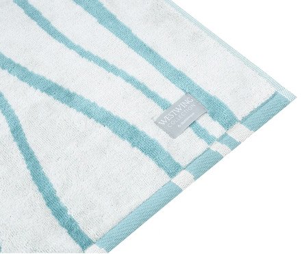 Toalha de Praia Duna Azul e Off-White | Westwing