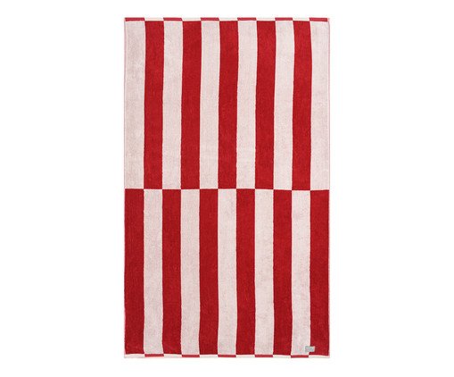 Toalha de Praia Maldivas Vermelho e Off-White, red | WestwingNow