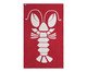Toalha de Praia Lagosta Vermelho e Off-White, red | WestwingNow