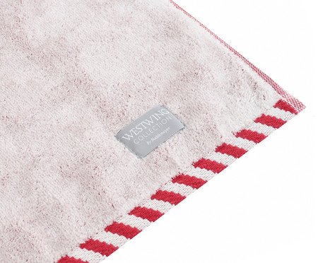 Toalha de Praia Lagosta Vermelho e Off-White | Westwing