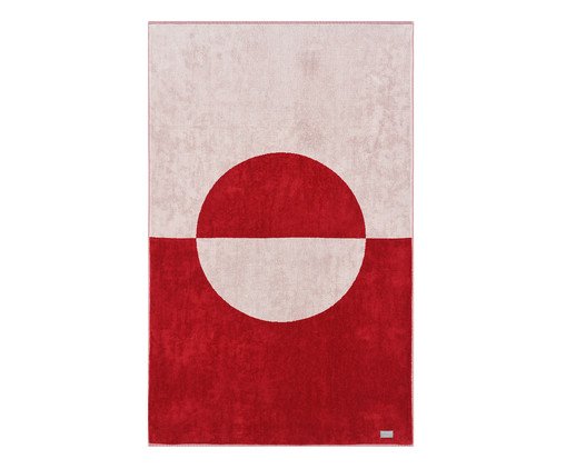 Toalha de Praia Phuket Vermelho e Off-White, red | WestwingNow