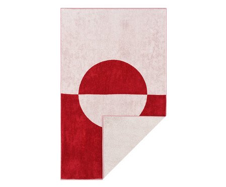 Toalha de Praia Phuket Vermelho e Off-White | Westwing