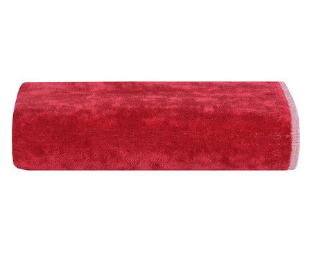 Toalha de Praia Phuket Vermelho e Off-White | Westwing