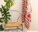 Toalha de Praia com franja Riviera Vermelho e Off-White, red | WestwingNow