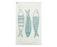 Toalha de Praia Sardinha Azul e Off-White, blue | WestwingNow
