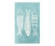 Toalha de Praia Sardinha Azul e Off-White, blue | WestwingNow