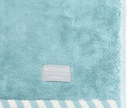 Toalha de Praia Sardinha Azul e Off-White | Westwing