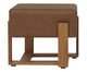 Pufe Bonjour Caramelo, wood pattern | WestwingNow