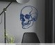 Placa Decorativa Skull em Madeira Azul, blue | WestwingNow
