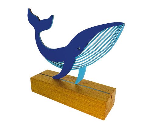 Escultura de Mesa Baleia, blue | WestwingNow