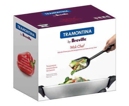 Panela Wok Chef Elétrica Prata by Breville | Westwing
