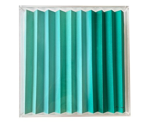 Quadro Degradê Esverdeado, Verde | WestwingNow