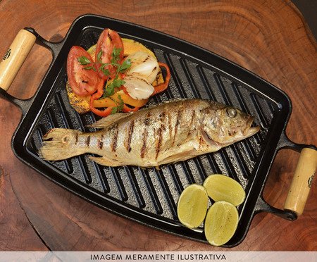 Rechaud 2000 Grill Alça de Madeira | Westwing